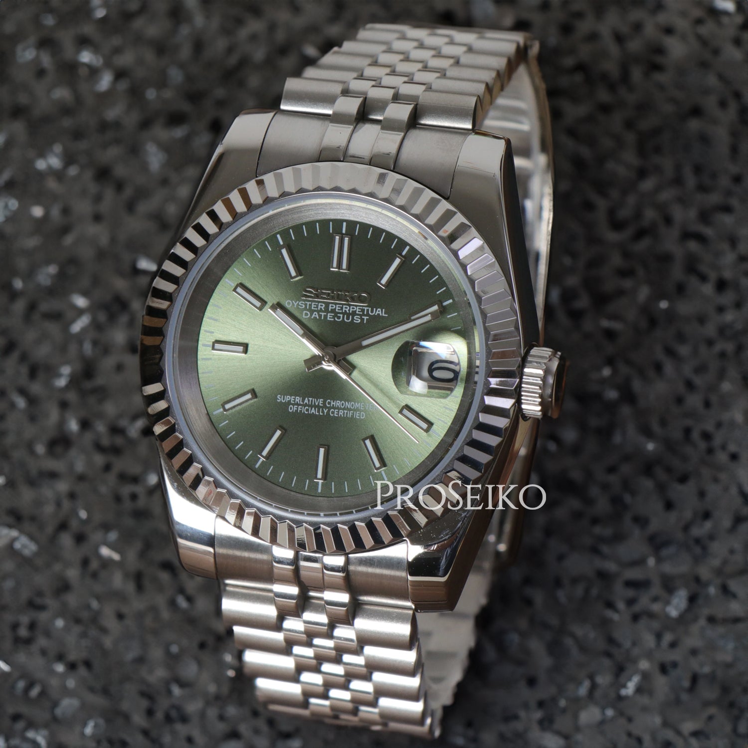 Montre Justeiko - Vert Menthe