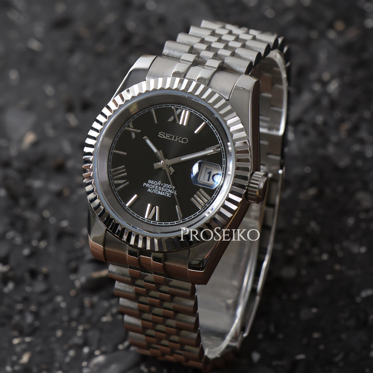 Montre Justeiko - Roman - Black