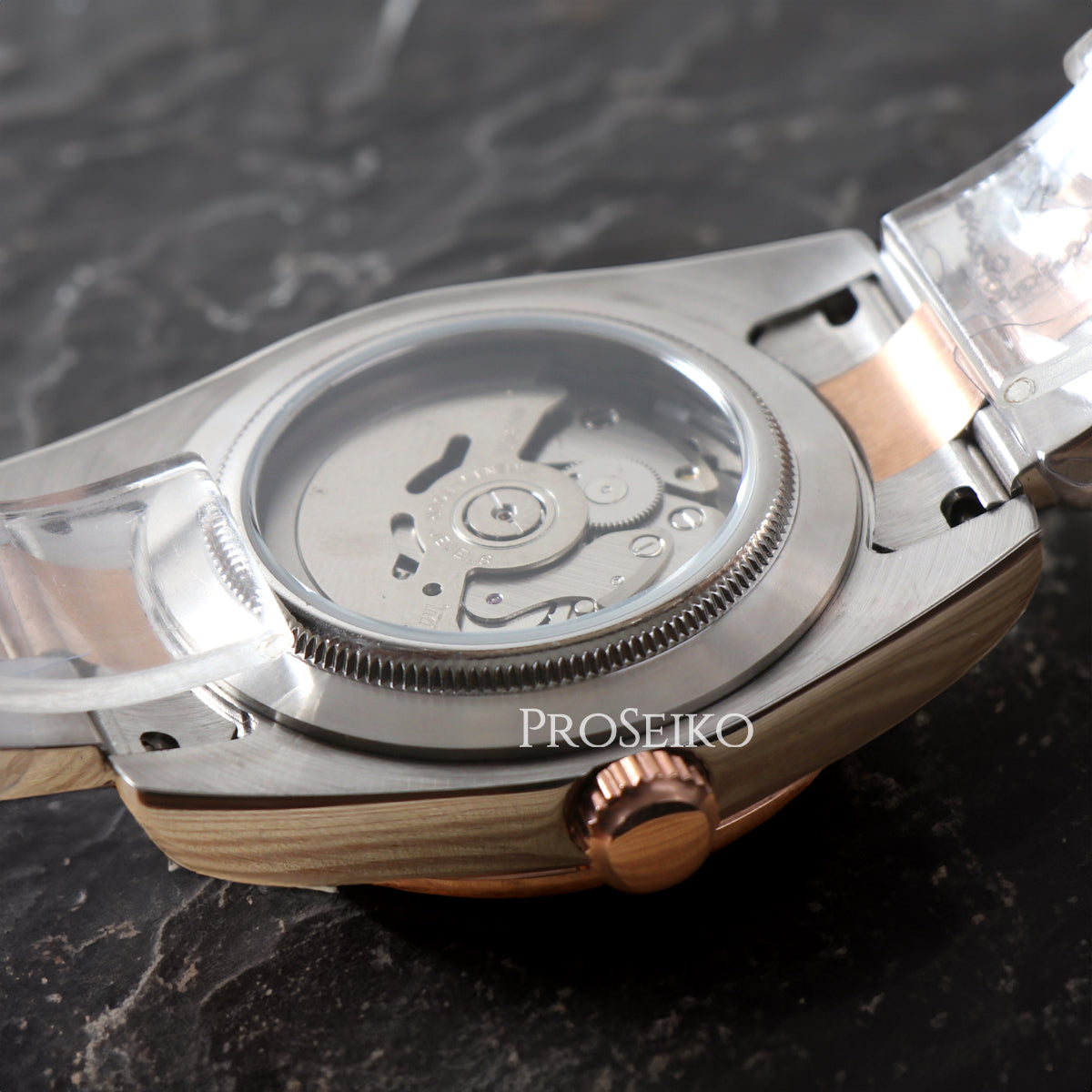 Montre Justeiko - Oyster - Chocolat