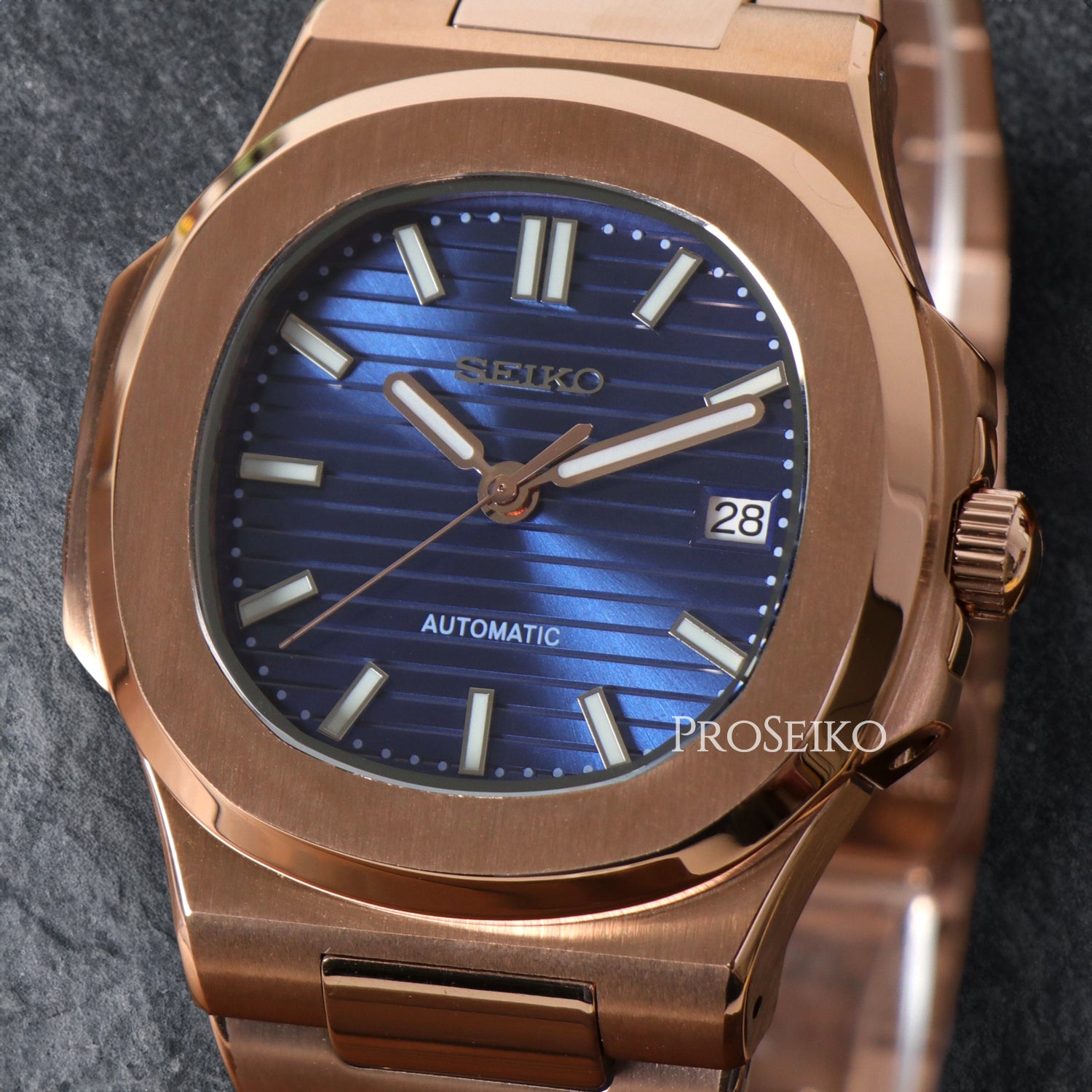 Montre Nautiko - Gold Rose - Royal Blue