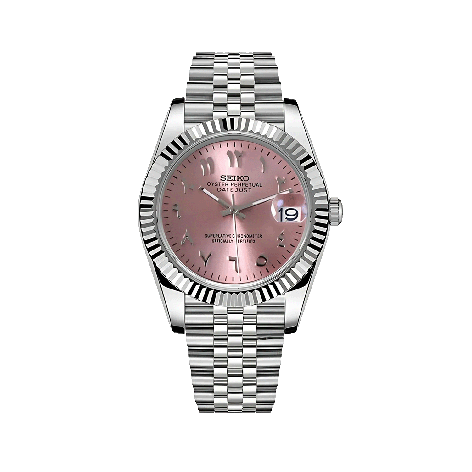 Montre Justeiko - Arabic - Pink