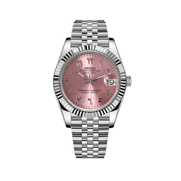 Montre Justeiko - Arabic - Pink