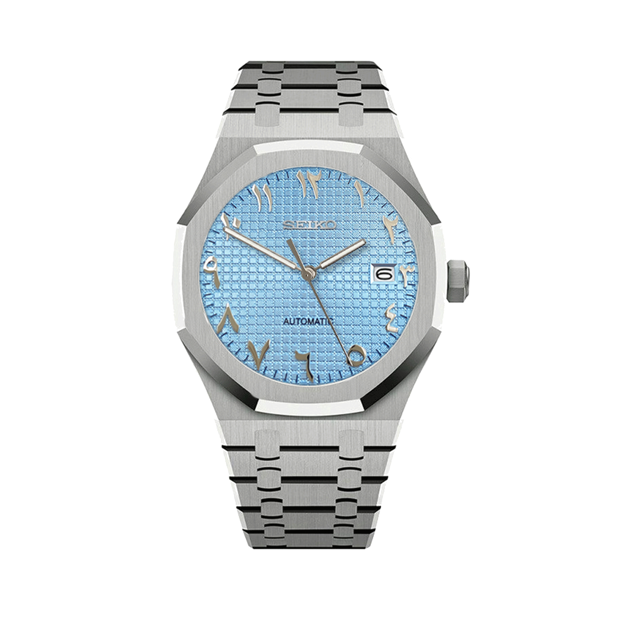 Montre Seikoak - Arabic - Ice Blue