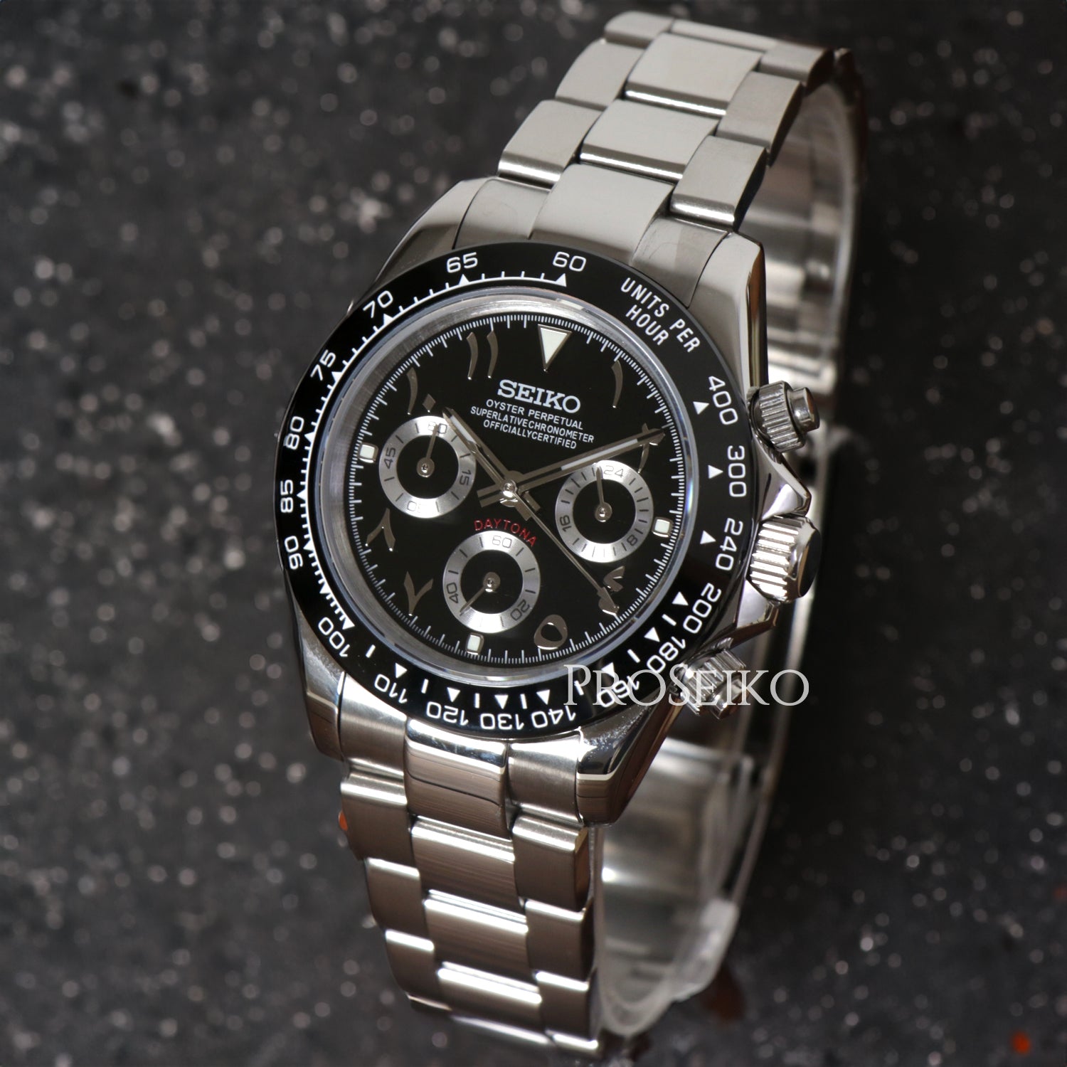 Montre Seikona - Arabic - Black