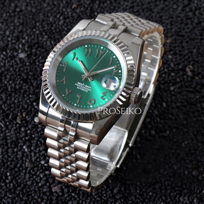 Montre Justeiko - Arabic - Green