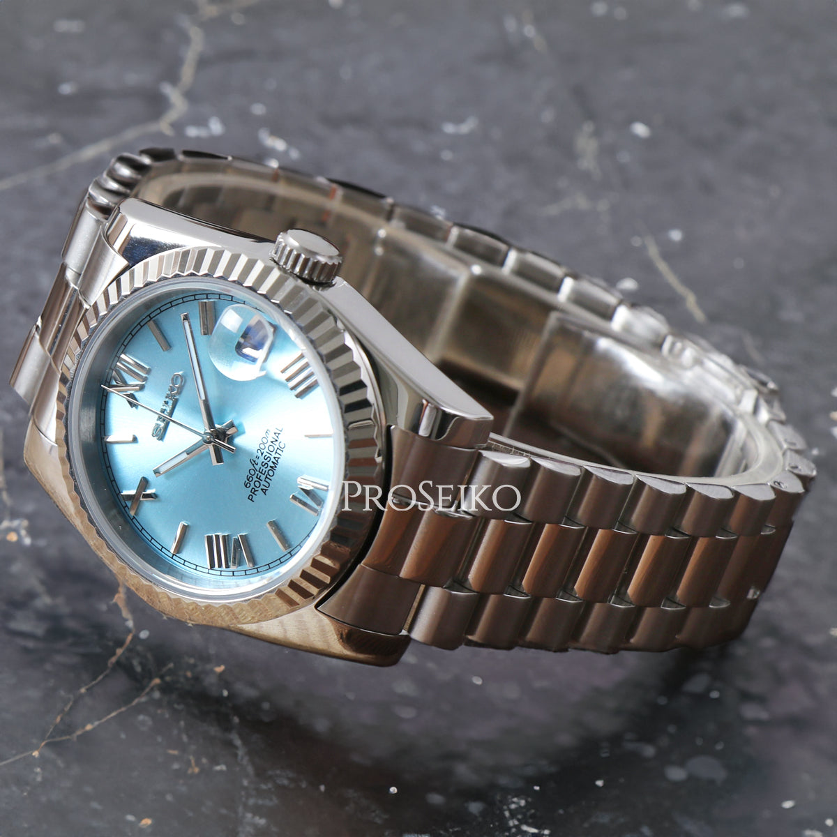Montre Justeiko - Roman - Ice Blue