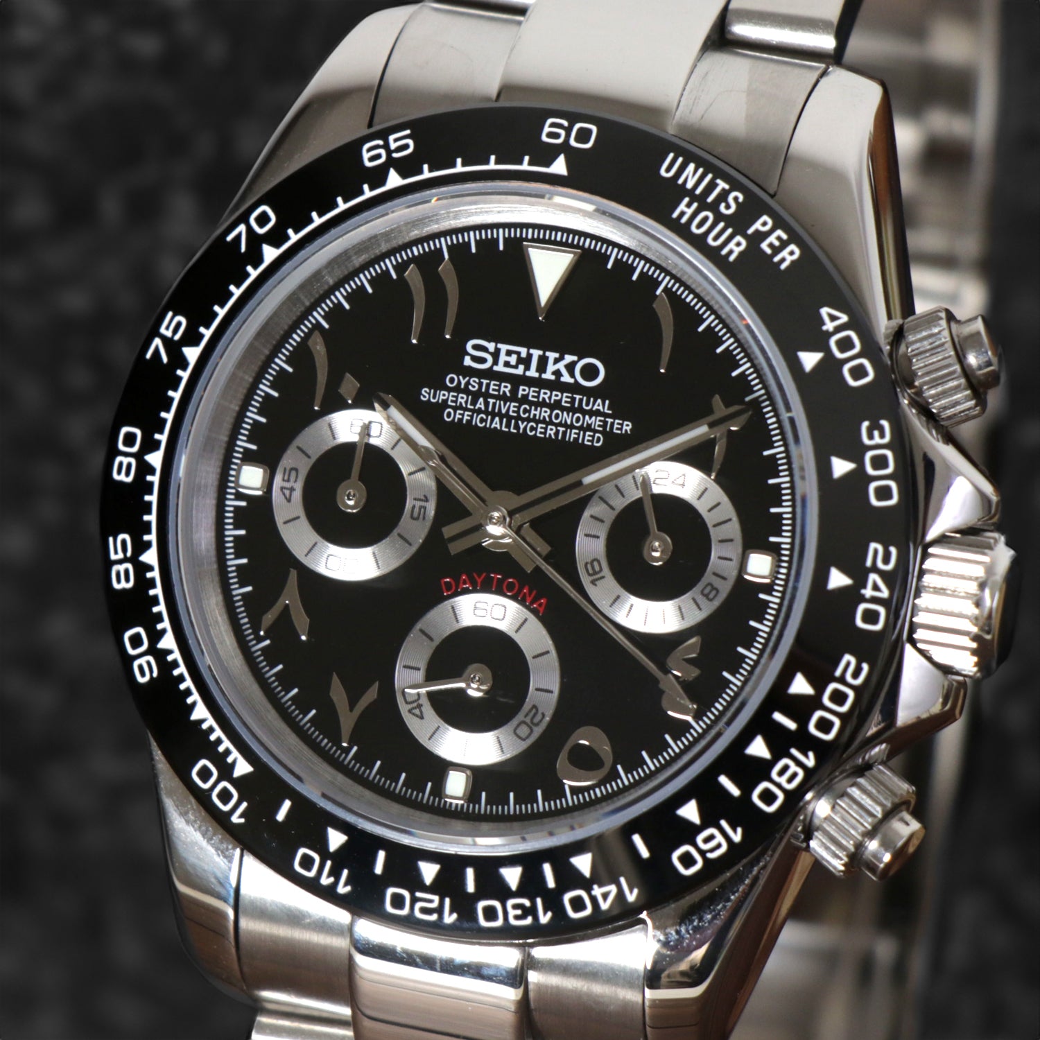 Montre Seikona - Arabic - Black