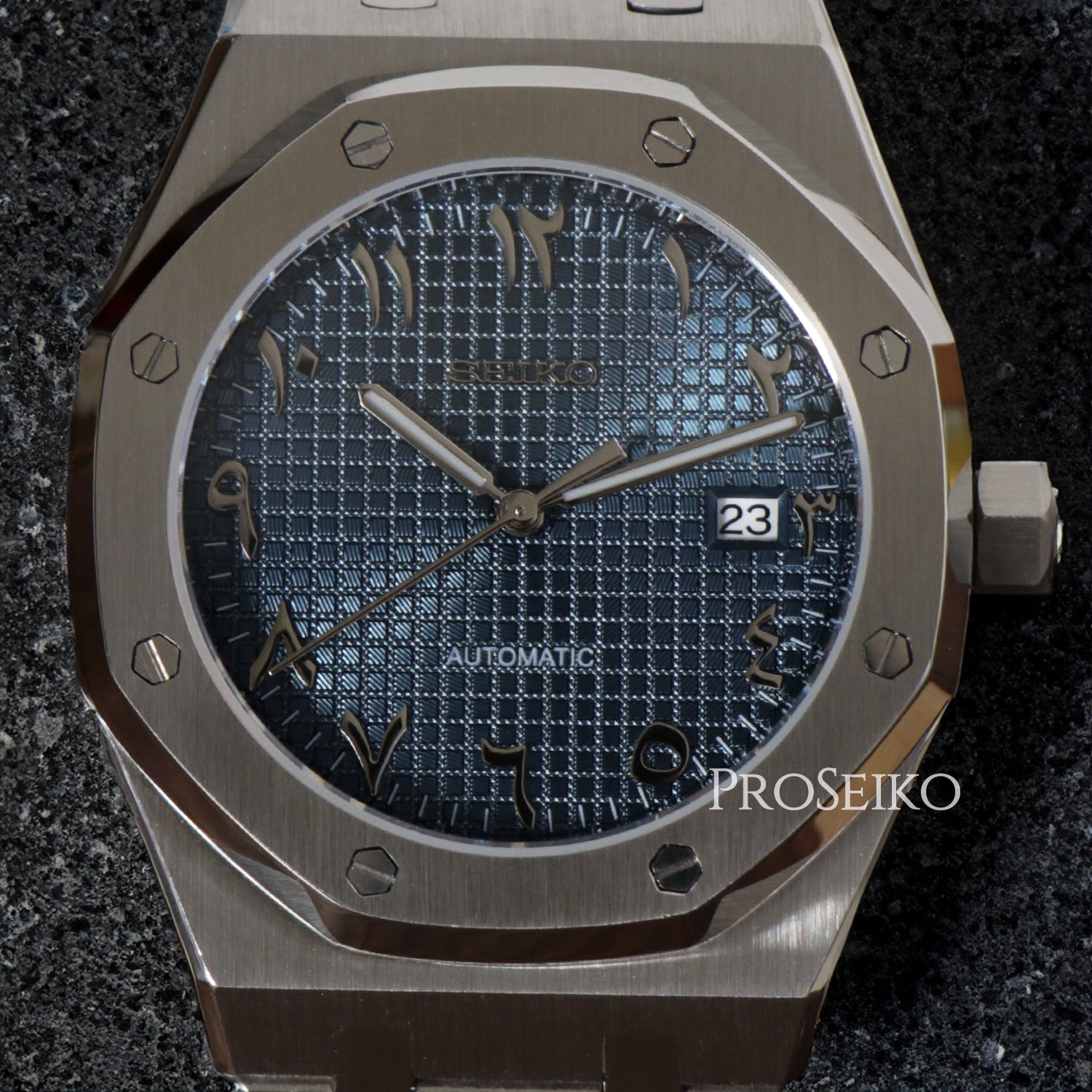 Montre Seikoak - Arabic - Blue