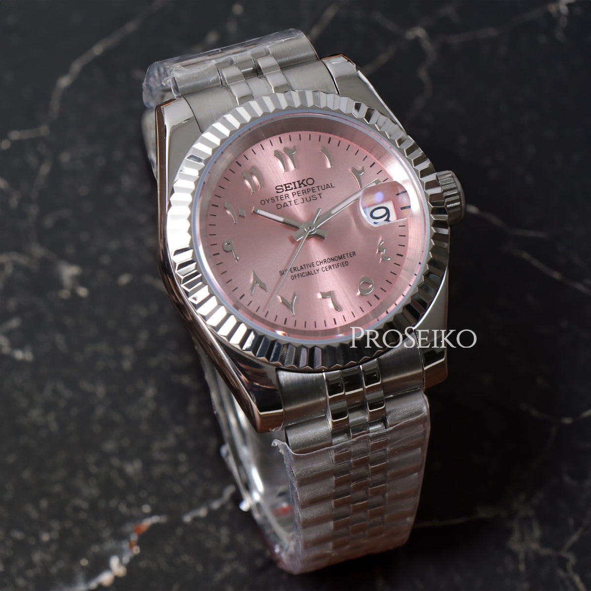 Montre Justeiko - Arabic - Pink