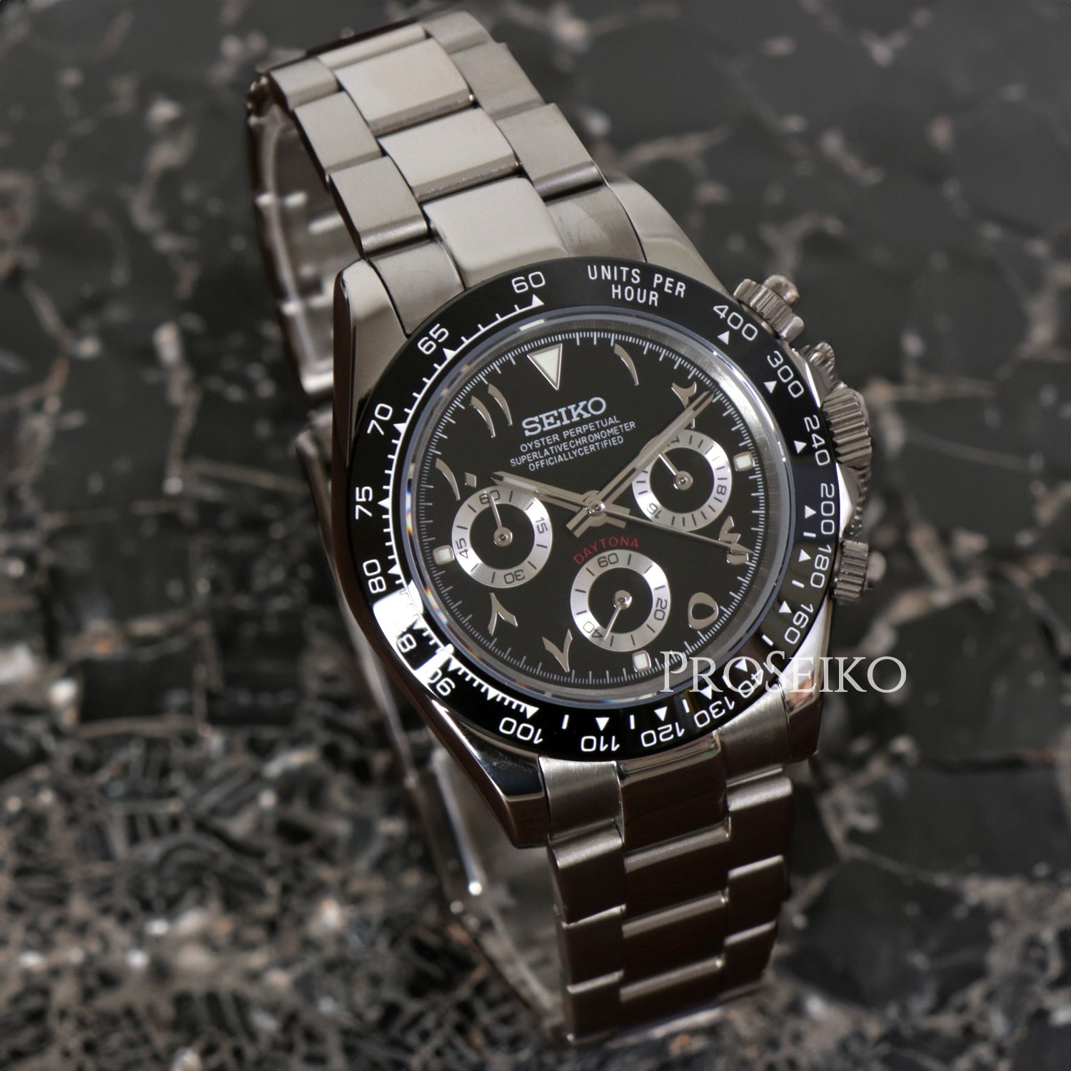 Montre Seikona - Arabic - Black