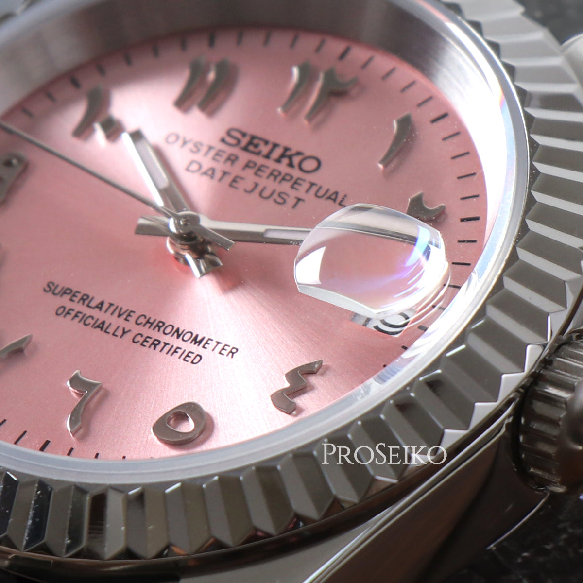 Montre Justeiko - Arabic - Pink