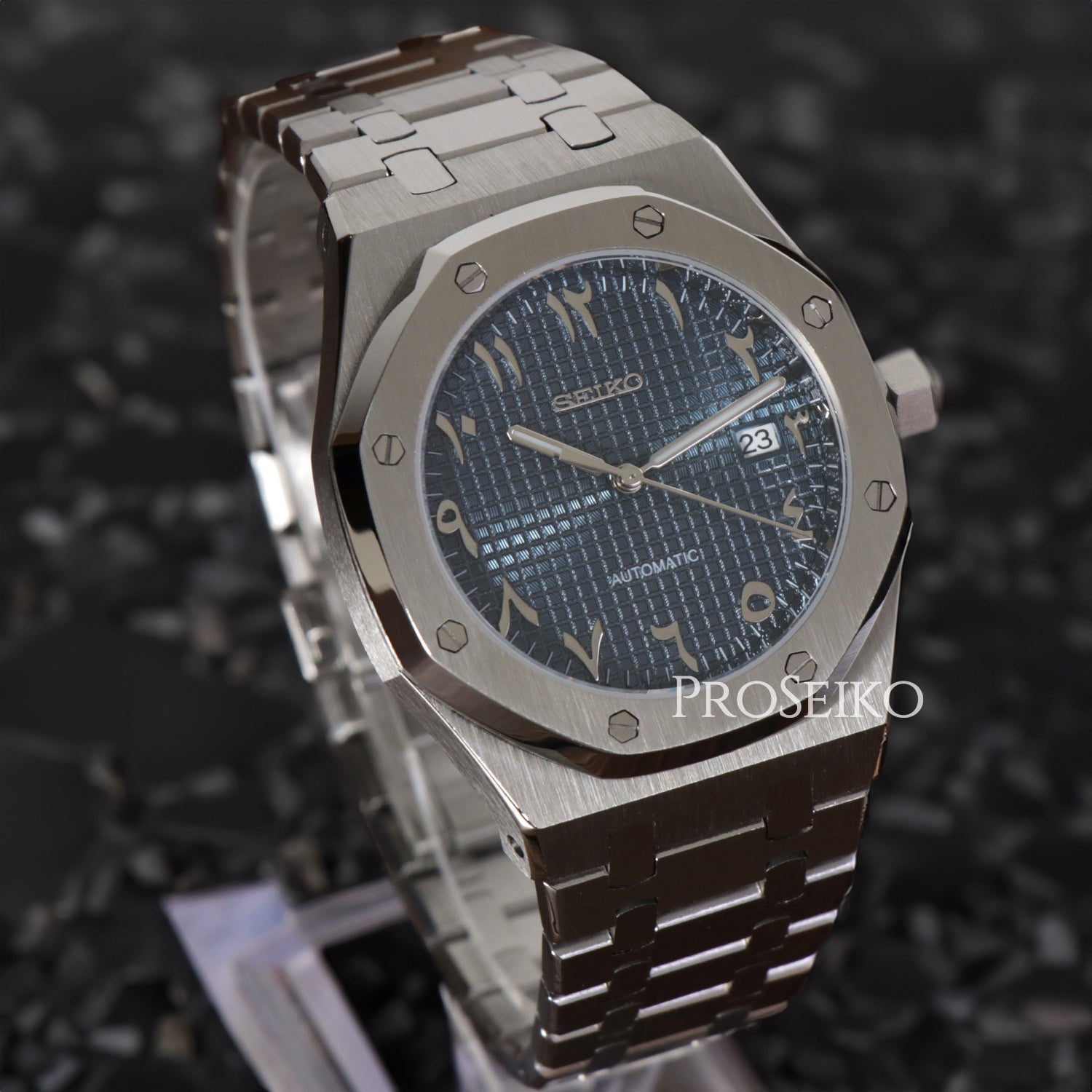 Montre Seikoak - Arabic - Blue