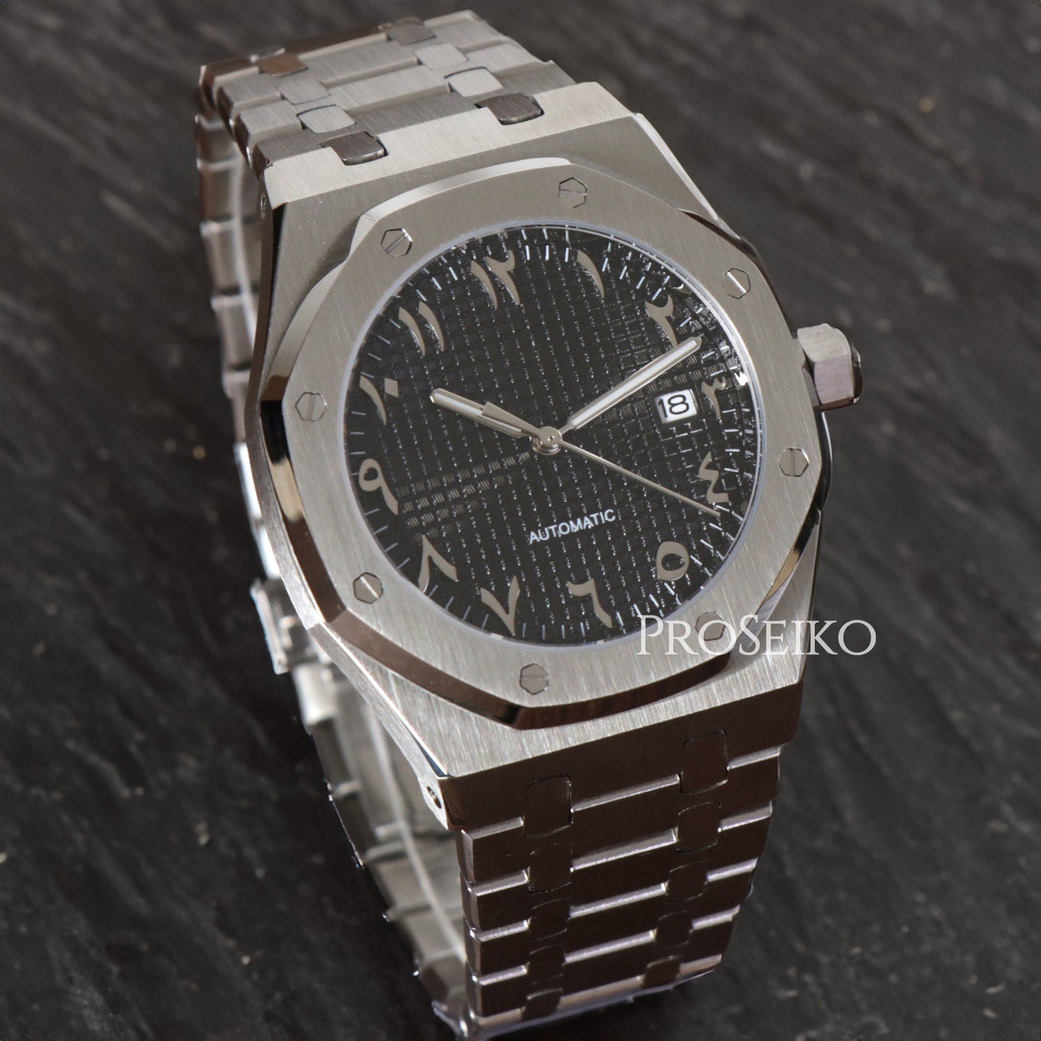 Montre Seikoak - Arabic - Black