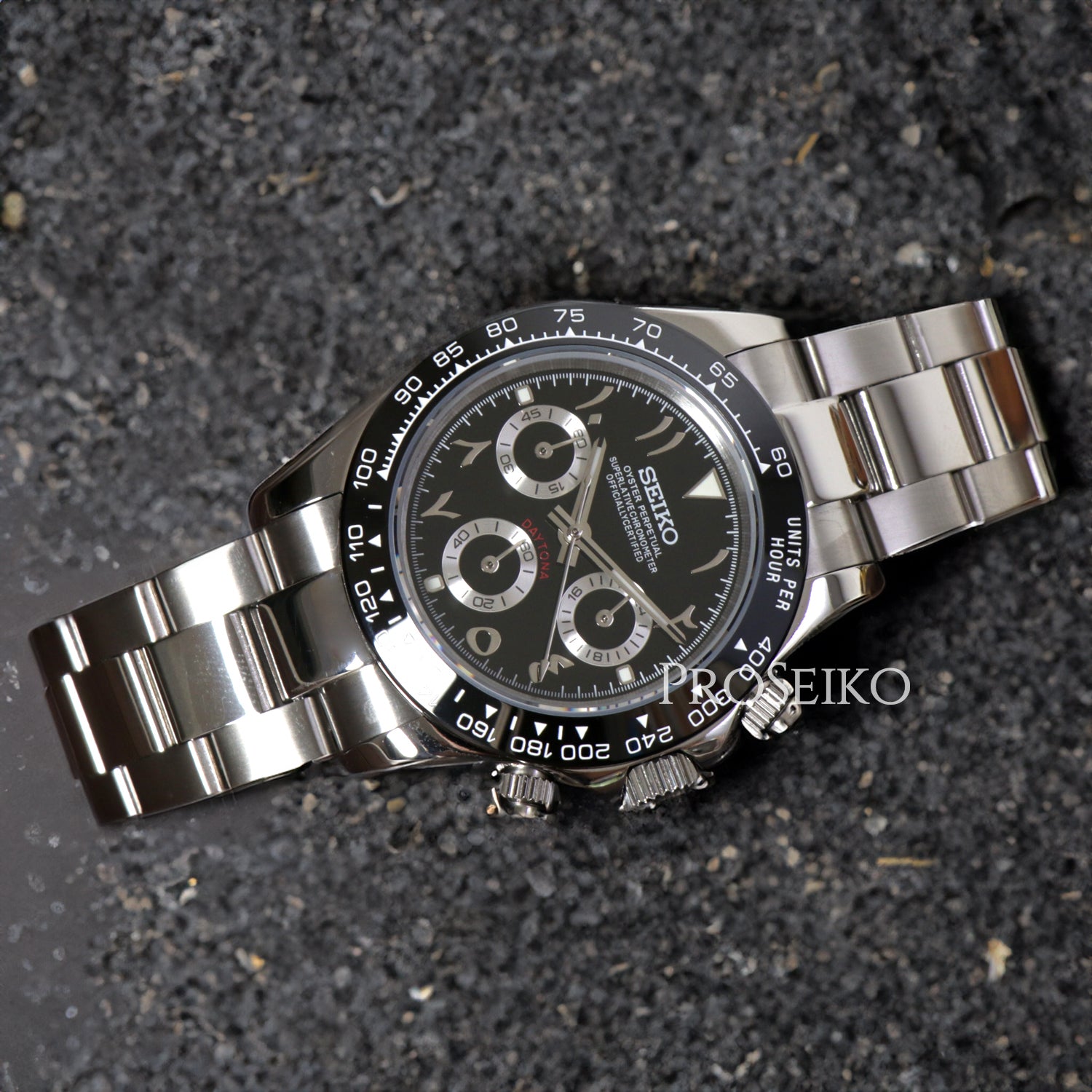 Montre Seikona - Arabic - Black