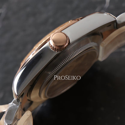 Montre Justeiko - Oyster - Chocolat