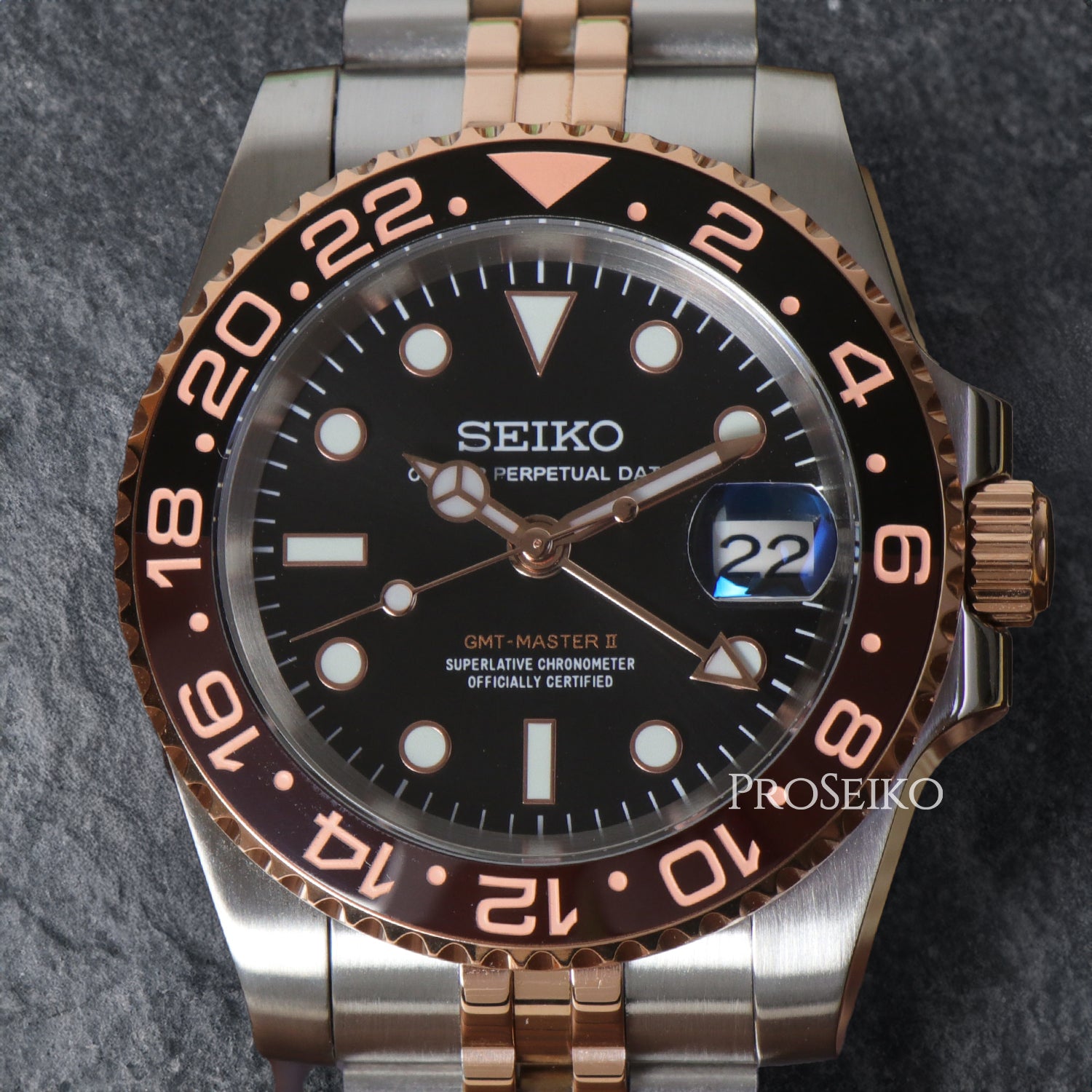 Montre Masteiko - GMT - Rootbeer