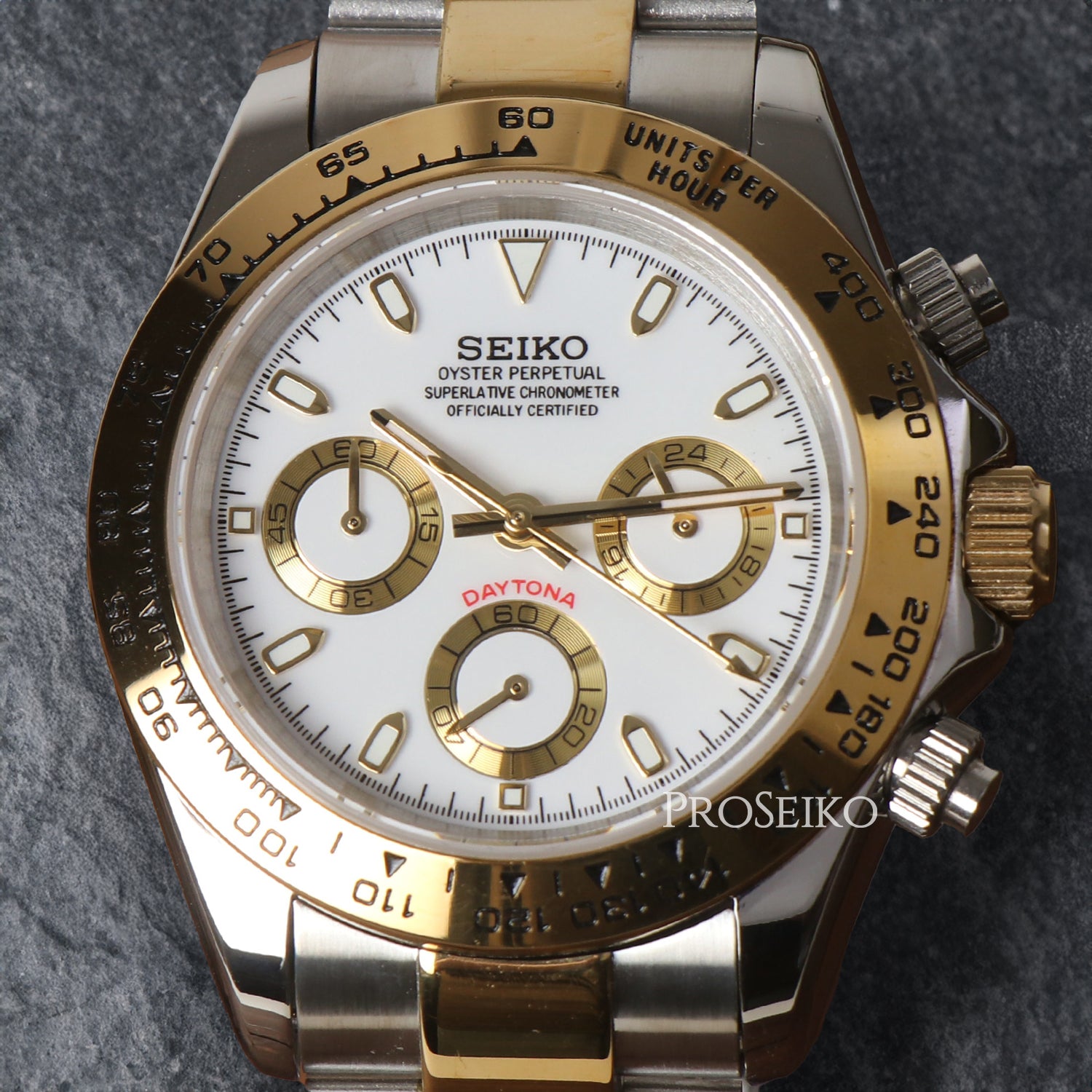 Montre Seikona - Bi Ton - White