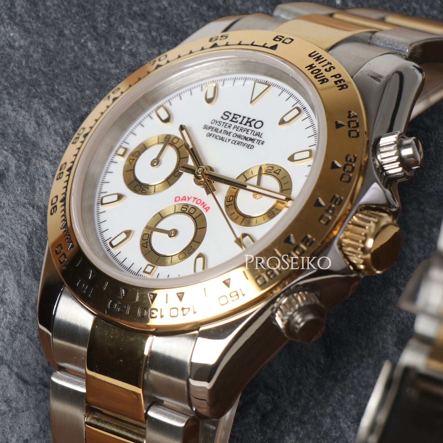 Montre Seikona - Bi Ton - White