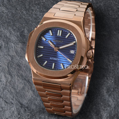 Montre Nautiko - Gold Rose - Royal Blue