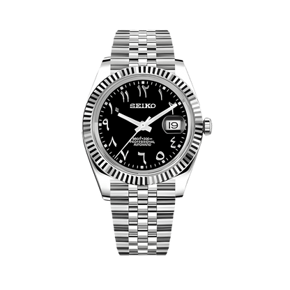 Montre Justeiko - Arabic - Black