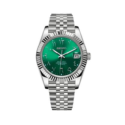 Montre Justeiko - Arabic - Green
