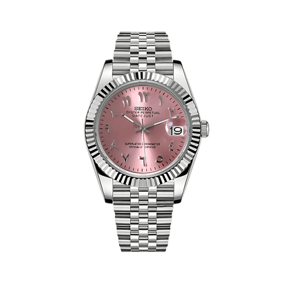 Montre Justeiko - Arabic - Pink