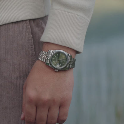 Montre Justeiko - Vert Menthe