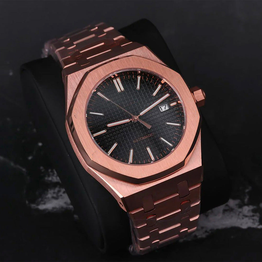 Montre Seikoak | Rose Gold | Black