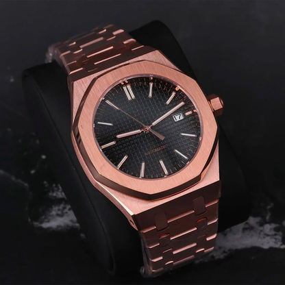 Montre Seikoak | Rose Gold | Black
