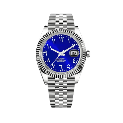 Montre Justeiko | Arabic | Royal Blue