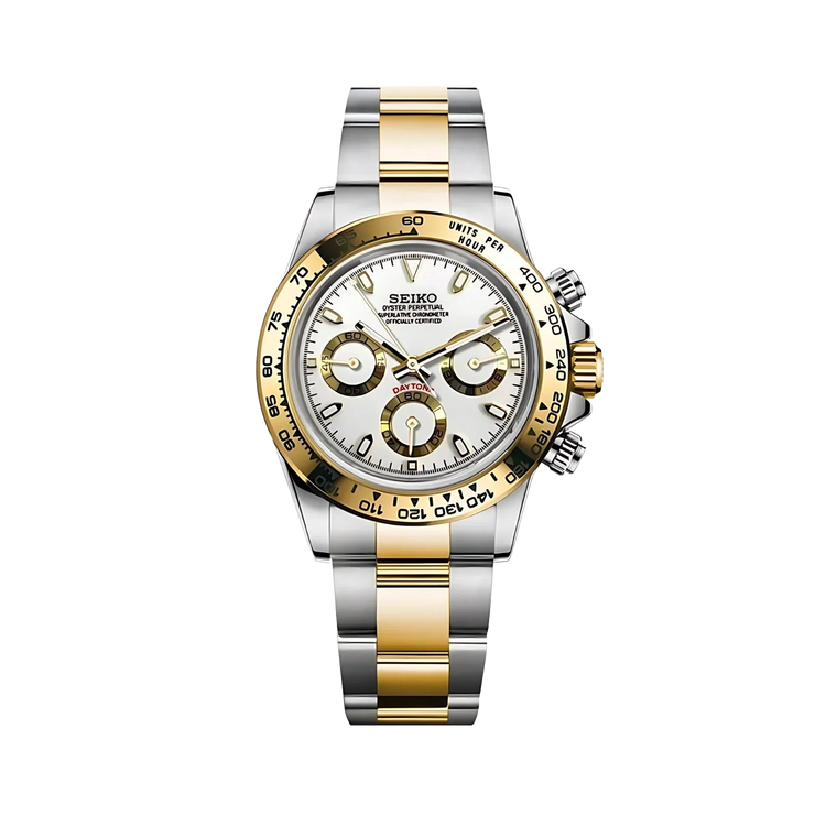 Montre Seikona - Bi Ton - White